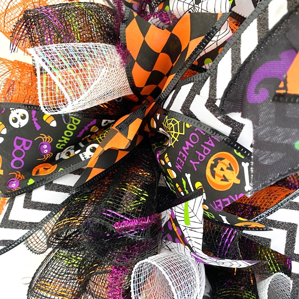 Halloween Wreath Door Wreath Halloween Decor - Picture 3 of 3